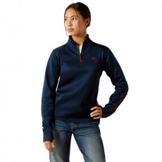 Ariat Youth Team EQ 1/2 Zip Pullover (Navy) Ariat Youth Team EQ 1/2 Zip Pullover (Navy)
