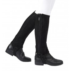 Dublin Child's Suede Half Chaps II (Black)