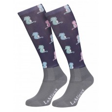 LeMieux Adults Footsie Sock (Seahorse)