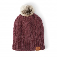 Ariat Cable Beanie (Windsor Wine)
