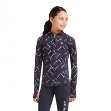 Ariat Youth Lowell 2.0 1/4 Zip Baselayer (Team Print)