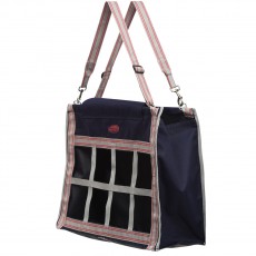 Weatherbeeta Slow Feeder Hay Bag (Navy/Silver/Red)