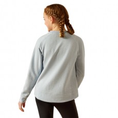 Ariat Youth Benicia Sweatshirt (Cerulean Heather)