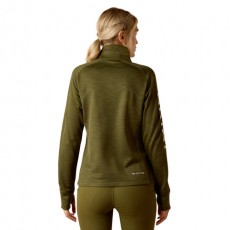 Ariat Women's Tek Team 1/2 Zip Sweatshirt (Winter Moss)