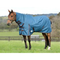 Weatherbeeta Comfitec Classic Combo Neck 50g Lite Plus Turnout (Dark Blue/Coffee)