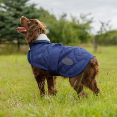 Weatherbeeta Comfitec Deluxe Diamond Quilt Dog Coat (Navy)