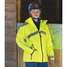 Woof Wear All Season High Viz Riding Jacket (Yellow)