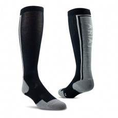 AriatTek Winter Slimline Socks (Black/Sleet)