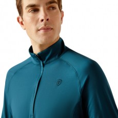 Ariat Men's Lowell 1/4 Zip Base Layer (Reflecting Pond)