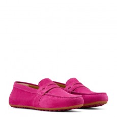 Ariat Women's Selene Driving Moc (Hot Pink Suede)