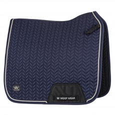 Woof Wear Herringbone Dressage Saddle Pad (Navy) Woof Wear Herringbone Dressage Saddle Pad (Navy)