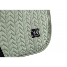 Woof Wear Herringbone Close Contact Saddle Pad (Sage Green) Woof Wear Herringbone Close Contact Saddle Pad (Sage Green)