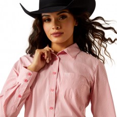 *OUTLET* Ariat Womens Kirby Stretch Shirt (Camellia Rose Stripe) *OUTLET* Ariat Womens Kirby Stretch Shirt (Camellia Rose Stripe)