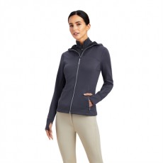 Ariat Women's Lumina Full Zip Hoodie (Ebony) Ariat Women's Lumina Full Zip Hoodie (Ebony)