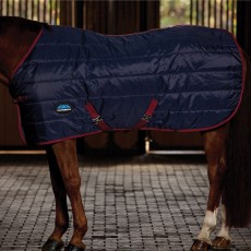 Weatherbeeta Comfitec 210d Channel Quilt Stable Standard Neck 220g (Navy/Burgundy) Weatherbeeta Comfitec 210d Channel Quilt Stable Standard Neck 220g (Navy/Burgundy)