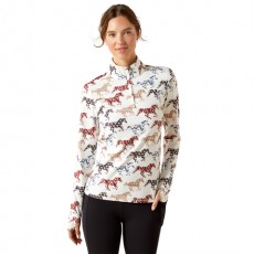 Ariat Women's Lowell 3.0 1/4 Zip Baselayer (Painted Ponies Print) Ariat Women's Lowell 3.0 1/4 Zip Baselayer (Painted Ponies Print)