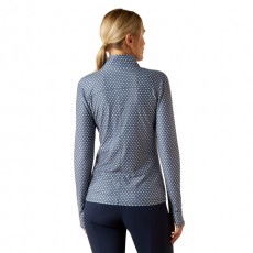 Ariat Women's Lowell 3.0 1/4 Zip Baselayer (China Blue Arrows) Ariat Women's Lowell 3.0 1/4 Zip Baselayer (China Blue Arrows)