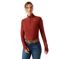 Ariat Women's Lowell 3.0 1/4 Zip Baselayer (Madder Brown) Ariat Women's Lowell 3.0 1/4 Zip Baselayer (Madder Brown)
