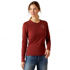 Ariat Women's Eq Icons T-Shirt (Madder Brown) Ariat Women's Eq Icons T-Shirt (Madder Brown)