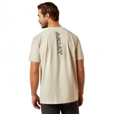 Ariat Men's BV Logo T-Shirt (Khaki Heather) Ariat Men's BV Logo T-Shirt (Khaki Heather)