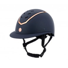 EQx Kylo Riding Helmet Wide Peak (Navy Matte/Rose Gold) EQx Kylo Riding Helmet Wide Peak (Navy Matte/Rose Gold)