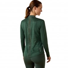Ariat Womens Breathe 1/2 Zip Long Sleeve Baselayer (Monstera) Ariat Womens Breathe 1/2 Zip Long Sleeve Baselayer (Monstera)