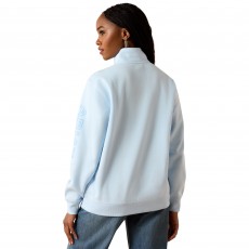 Ariat Womens Foundation Logo 1/2 Zip Sweatshirt (Nantucket Breeze) Ariat Womens Foundation Logo 1/2 Zip Sweatshirt (Nantucket Breeze)