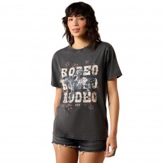 Ariat Womens Star Spangle Rodeo Short Sleeve T Shirt (Charcoal Mineral Wash) Ariat Womens Star Spangle Rodeo Short Sleeve T Shirt (Charcoal Mineral Wash)