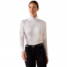 Ariat Womens Sunstopper 3.0 Long Sleeve Baselayer (White Mirage Print) Ariat Womens Sunstopper 3.0 Long Sleeve Baselayer (White Mirage Print)