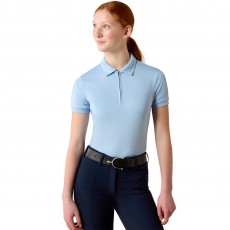 Ariat Youth Bandera 1/4 Zip Short Sleeve Polo (St Tropez) Ariat Youth Bandera 1/4 Zip Short Sleeve Polo (St Tropez)