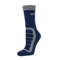 Woof Wear Short Bamboo Tech Riding Sock (Navy/Grey) Woof Wear Short Bamboo Tech Riding Sock (Navy/Grey)