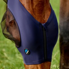 Weatherbeeta ComFiTec Deluxe Stretch Fly Mask With Ears (Navy/Black) Weatherbeeta ComFiTec Deluxe Stretch Fly Mask With Ears (Navy/Black)