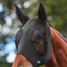 Weatherbeeta Stretch Fly Mask With Ears (Charcoal/Black) Weatherbeeta Stretch Fly Mask With Ears (Charcoal/Black)
