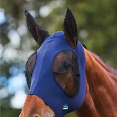 Weatherbeeta Stretch Fly Mask With Ears (Navy/Black) Weatherbeeta Stretch Fly Mask With Ears (Navy/Black)