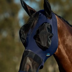 Weatherbeeta ComFiTec Luxe Stretch Fly Mask With Ears & Nose (Navy/Black) Weatherbeeta ComFiTec Luxe Stretch Fly Mask With Ears & Nose (Navy/Black)