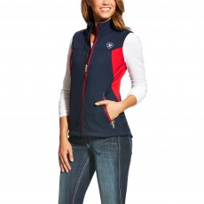 Ariat Women's Team Softshell Vest (Navy)