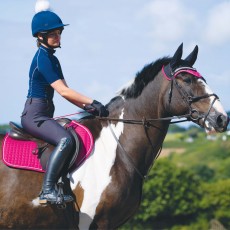 Woof Wear Close Contact Saddle Cloth Colour Fusion (Berry)
