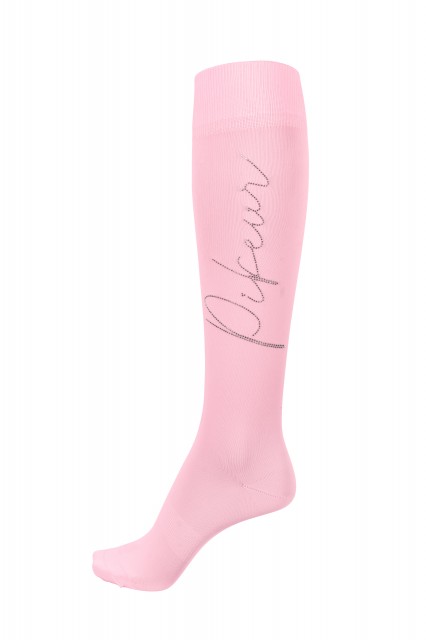 Pikeur Rhinestone Long Socks (Pink)