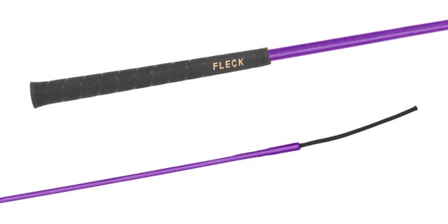 Fleck Dressage Whip (Purple)