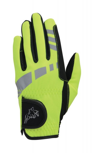 Hy5 Childs Extreme Reflective Softshell Gloves (Reflective Yellow)