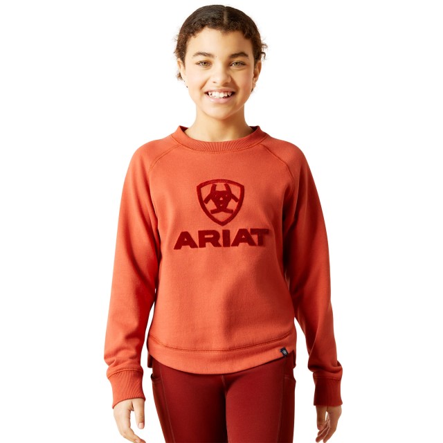 Ariat  Benicia Youth Sweatshirt (Burnt Brick)