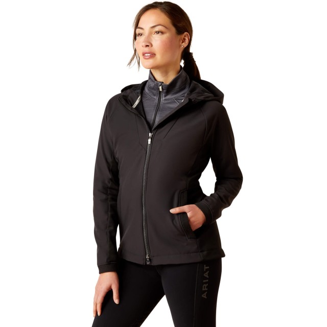 *Clearance* Ariat Women's Parodist Softshell Jacket (Black)