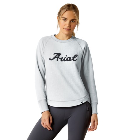 Ariat Women's Benicia Sweatshirt (Cerulean Heather)