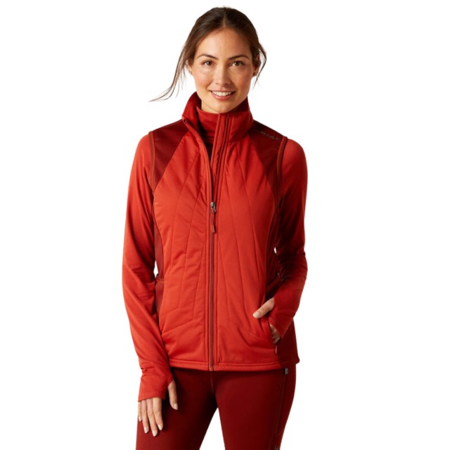 *OUTLET* Ariat Womens Venture Gilet (Red Ochre)