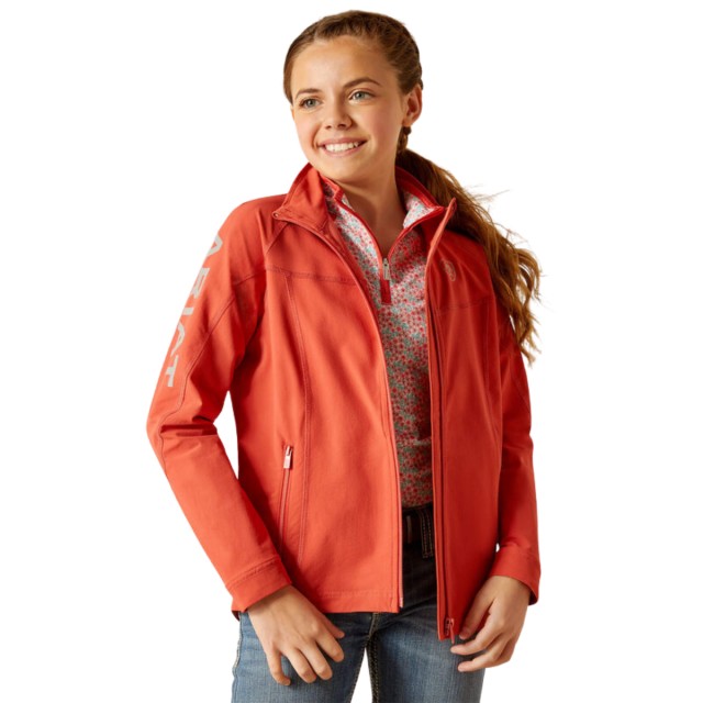 *OUTLET* Ariat Youth's Agile Softshell Jacket (Baked Apple)