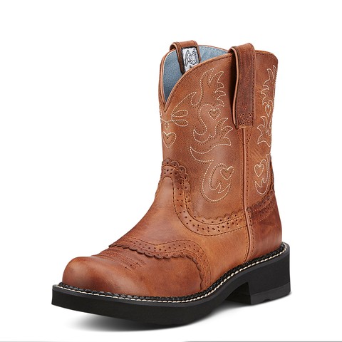 Ariat Women's Fatbaby Saddle Western Boot (Russet Rebel)