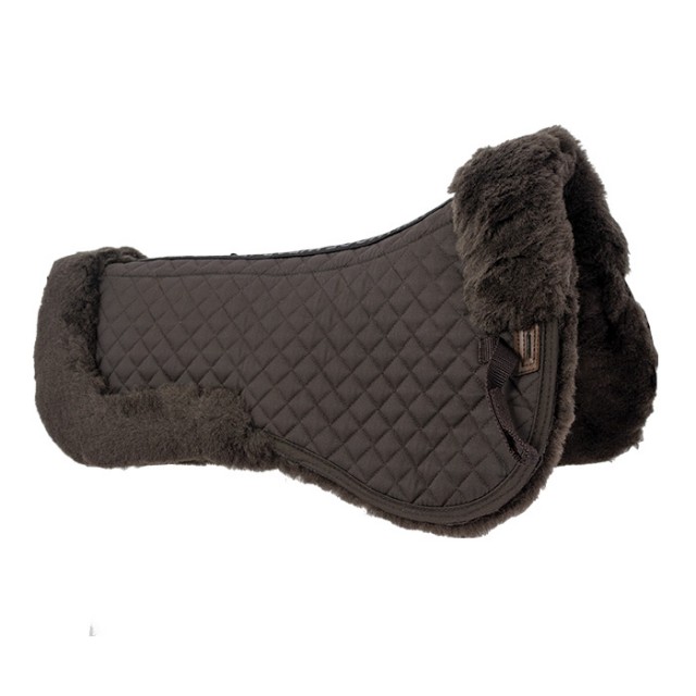 Woof Wear Sheepskin Half Pad (Chocolate)