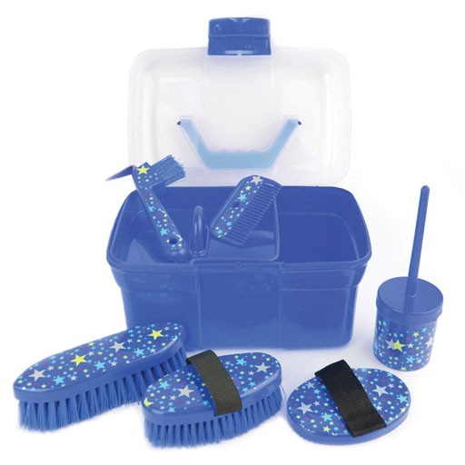 Lincoln Star Pattern Grooming Kit (Navy)